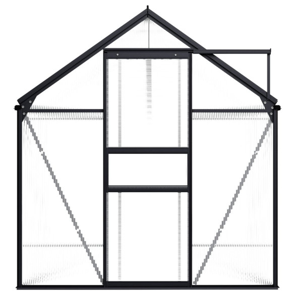 Seră Antracit Aluminiu 5.89 m² - Livrare Gratuită