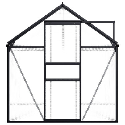 Seră Antracit Aluminiu 5.89 m² - Livrare Gratuită