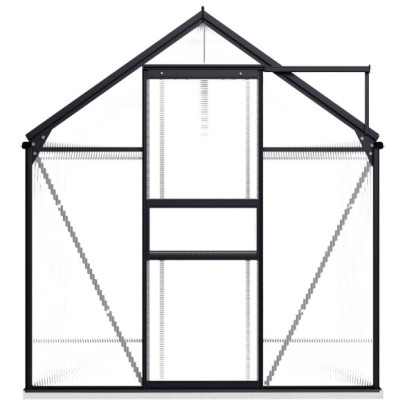 Seră Aluminiu Antracit 4,75m² - Livrare Gratuită