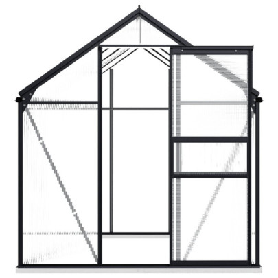 Seră Aluminiu Antracit 4,75m² - Livrare Gratuită