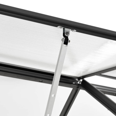 Seră Aluminiu Antracit 4,75m² - Livrare Gratuită