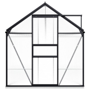 Seră Grădinărit Aluminiu Antracit 8.17m² - Livrare Gratuită 2