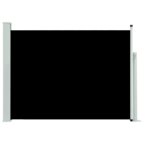 Copertină Laterală Retractabilă Terasă - Negru 100x500 cm 2