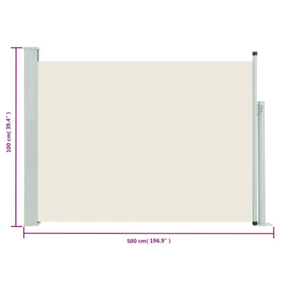 Copertină Laterală Retractabilă Terasă - Protectie UV