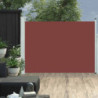 Copertină Laterală Retractabilă Terasă - Maro 100x500 cm