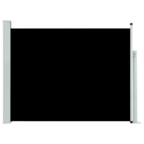 Copertină Laterală Retractabilă - 140x500 cm | Negru 2