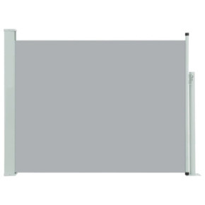 Copertină Laterală Retractabilă Gri - 140x500 cm | Livrare Gratuită 2