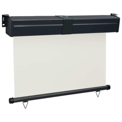 Copertină Laterală Balcon Crem 125x250 cm | Livrare Gratuită