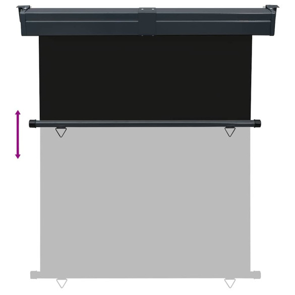 Copertină Laterală Balcon | Protectie Soare și Vânt | 145x250 cm