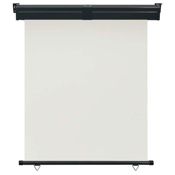 Copertină laterală balcon crem | Intimitate și protecție solară