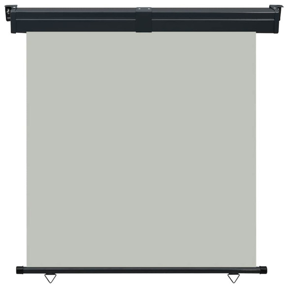 Copertină laterală balcon gri | Protecție soare și intimitate