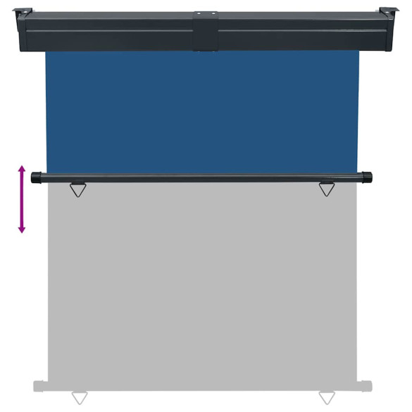 Copertină laterală balcon - Albastru, 170x250 cm | Livrare gratuită Copertină laterală balcon - Albastru, 170x250 cm | Livrare gratuită