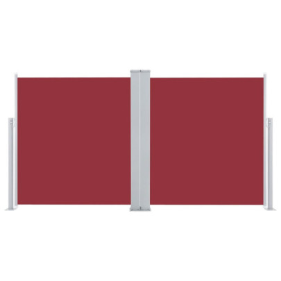 Copertină Laterală Retractabilă Roșu - 120x600 cm