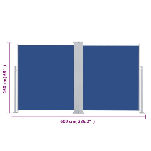 Copertină Laterală Retractabilă - Protecție Soare și Vânt Copertină Laterală Retractabilă - Protecție Soare și Vânt