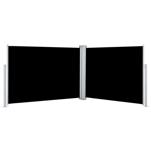 Copertină Laterală Retractabilă - Negru - 100x1000 cm