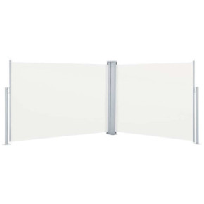 Copertină Laterală Retractabilă Crem - 100x1000 cm 2