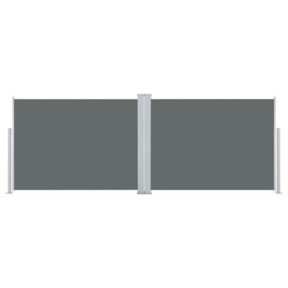Copertină Laterală Retractabilă Antracit - 100x1000 cm
