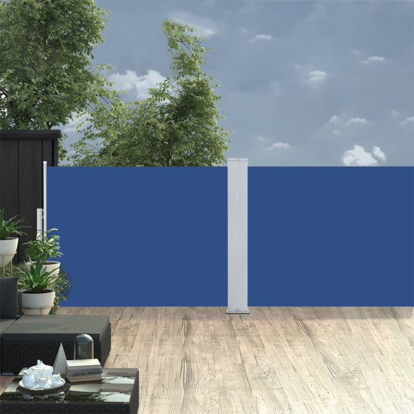 Copertină Laterală Retractabilă Albastră - 100x1000 cm Copertină Laterală Retractabilă Albastră - 100x1000 cm