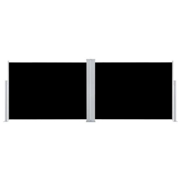 Copertină Laterală Retractabilă Negru 120x1000 cm