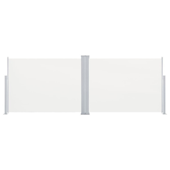 Copertină Laterală Retractabilă - Crem 120x1000 cm | Livrare Gratuită