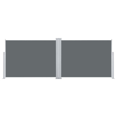 Copertină Laterală Retractabilă Antracit - 120x1000 cm
