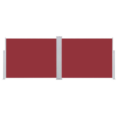 Copertină Laterală Retractabilă Roșu 140x1000 cm | Comandă Acum