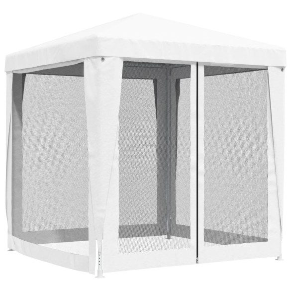 Cort de petrecere cu plasă, 4 pereți - Alb, 2x2m Cort de petrecere cu plasă, 4 pereți - Alb, 2x2m