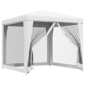 Cort de petrecere cu plasă - 2,5x2,5m - Alb | Livrare Gratuită 2