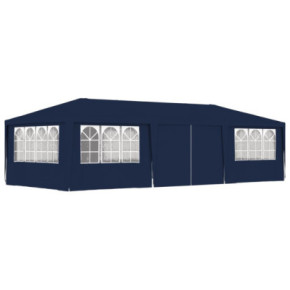 Cort Petrecere Profesional Albastru 4x9 m - Rezistent UV/APĂ