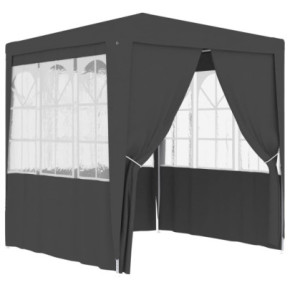 Cort Profesional Antracit 2x2m - Rezistent la UV și Apă 2