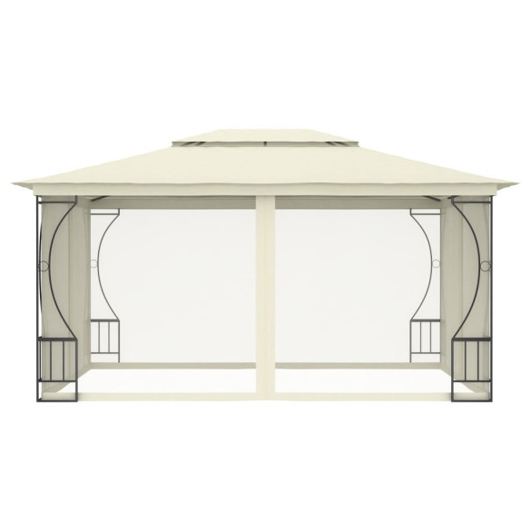 Pavilion cu Plase Crem 300x400cm | Livrare Gratuită Pavilion cu Plase Crem 300x400cm | Livrare Gratuită