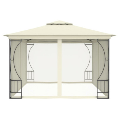 Pavilion cu Plase Crem 300x400cm | Livrare Gratuită