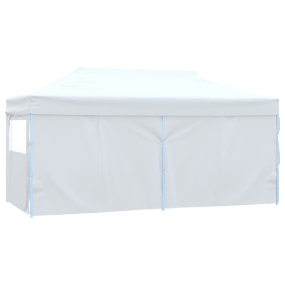 Cort Pliabil pentru Petreceri 3x6m - Alb, Oțel | Livrare Gratuită