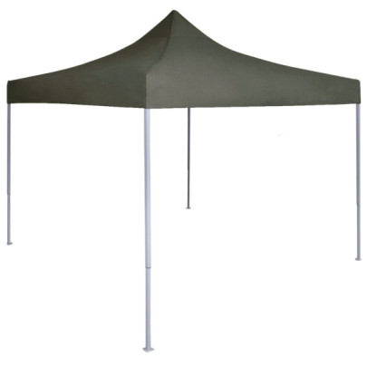 Cort de petrecere pliabil profesional - antracit - 2 x 2 m - oțel