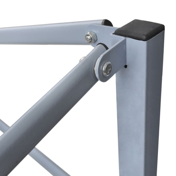 Cort de Petrecere Pliabil 2x2m - Antracit, Oțel | Livrare Gratuită