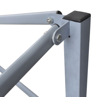 Cort de Petrecere Pliabil 2x2m - Antracit, Oțel | Livrare Gratuită