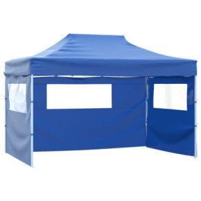Cort Pliabil Petreceri Exterior 3x4m - Albastru, Oțel | Comandă