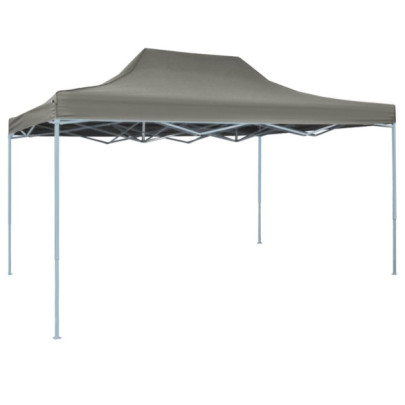 Cort de petrecere pliabil profesional - antracit - 3 x 4 m - oțel