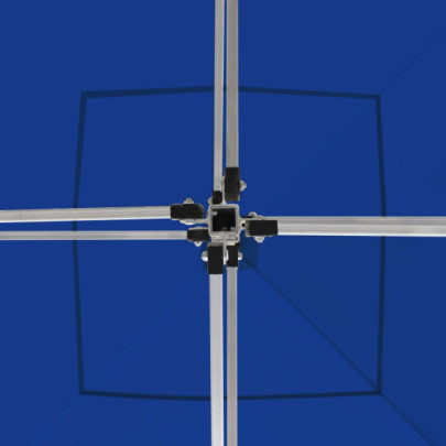 Cort Profesional Pliabil Albastru 2x2m - Aluminiu | Livrare Gratuită