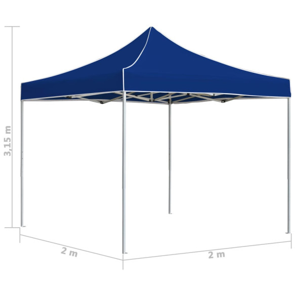 Cort Profesional Pliabil Albastru 2x2m - Aluminiu | Livrare Gratuită Cort Profesional Pliabil Albastru 2x2m - Aluminiu | Livrare Gratuită