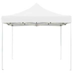 Cort de Petrecere Pliabil Profesional - Alb, 2x2m, Aluminiu 2