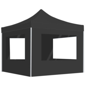 Cort Pliabil pentru Petreceri 2x2m, Antracit - Aluminiu