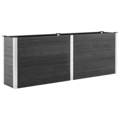 Strat Înălțat Grădină WPC 250x100cm - Livrare Gratuită
