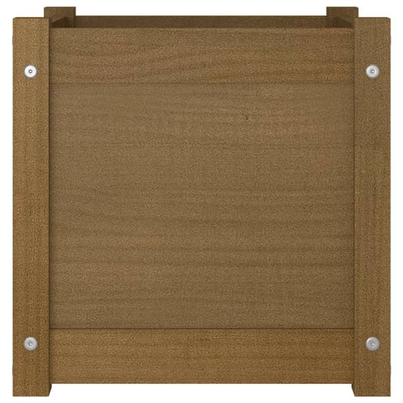 Jardiniere Grădină 2 buc Lemn Masiv Pin 40x40x40 cm