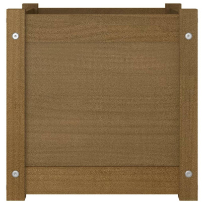 Jardiniere Grădină 2 buc Lemn Masiv Pin 40x40x40 cm