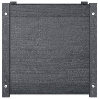 Jardiniere Grădină Lemn Masiv 50x50x50 cm - 2 bucăți