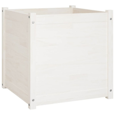 Jardiniere Grădină Lemn Masiv Pin 60x60x60 cm - 2 bucăți
