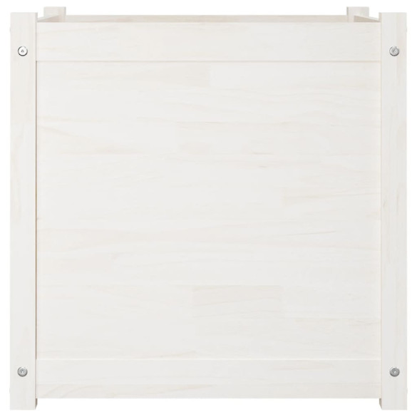 Jardiniere Grădină Lemn Masiv Pin 60x60x60 cm - 2 bucăți