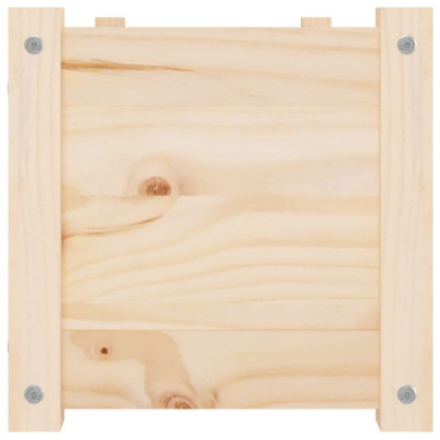 Jardiniere Grădină Lemn Masiv - 2 bucăți - 100x31x31 cm