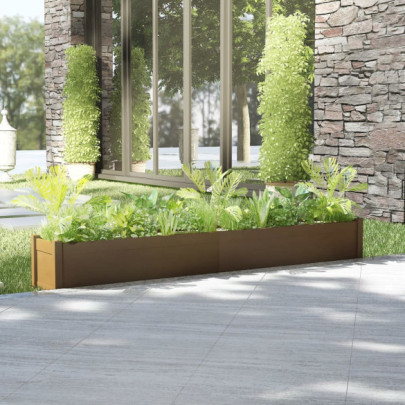 Jardinieră Lemn Masiv Pin 200x31x31 cm - Livrare Gratuită